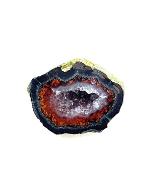 Natural Quartz Druzy Geode Pair